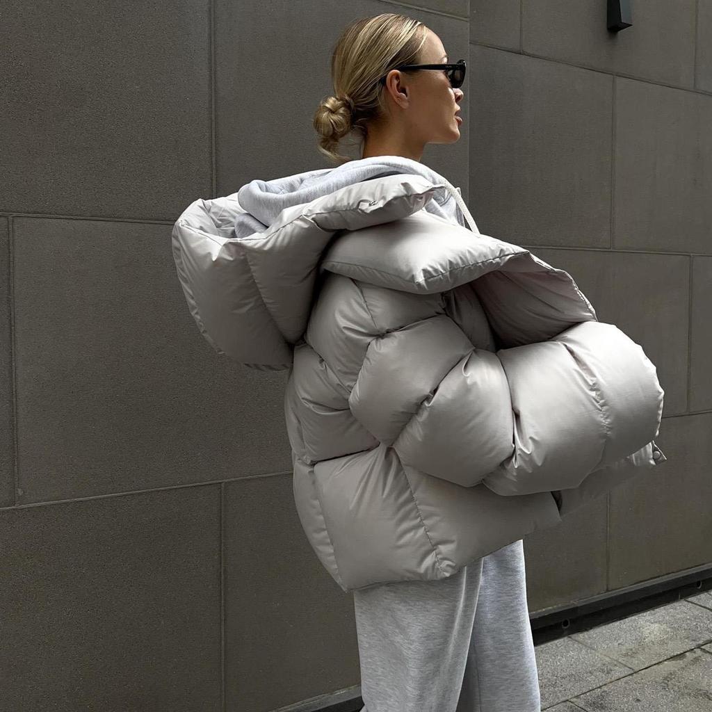 LUNE - Pufferjacken Langarm Kapuzenmantel