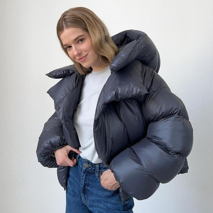 LUNE - Pufferjacken Langarm Kapuzenmantel