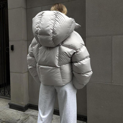 LUNE - Pufferjacken Langarm Kapuzenmantel
