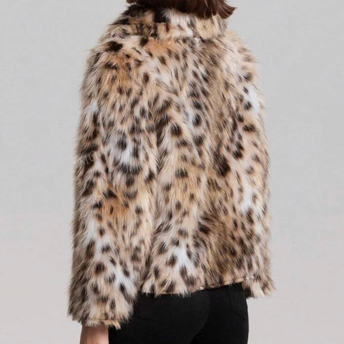 GLAMOUR - Felljacke Leopard