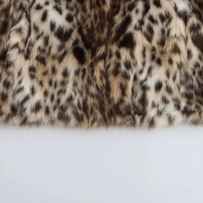 GLAMOUR - Felljacke Leopard
