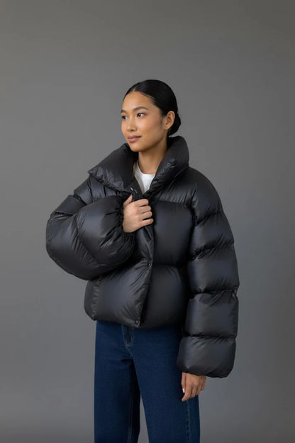 LUNE - Pufferjacken Langarm Kapuzenmantel