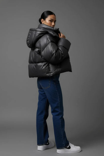 LUNE - Pufferjacken Langarm Kapuzenmantel